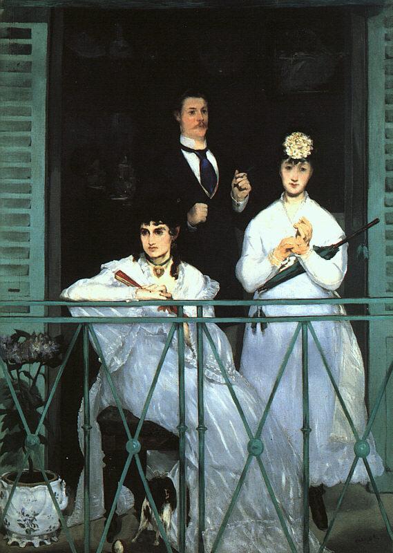 Edouard Manet The Balcony Norge oil painting art